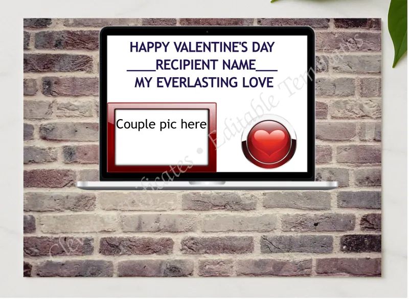 My Everlasting Love presented in a sleek wooden frame, elegantly arranged on a stylish table.