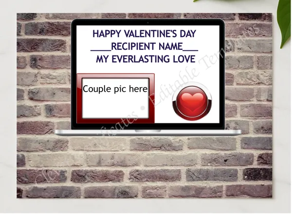 My Everlasting Love presented in a sleek wooden frame, elegantly arranged on a stylish table.