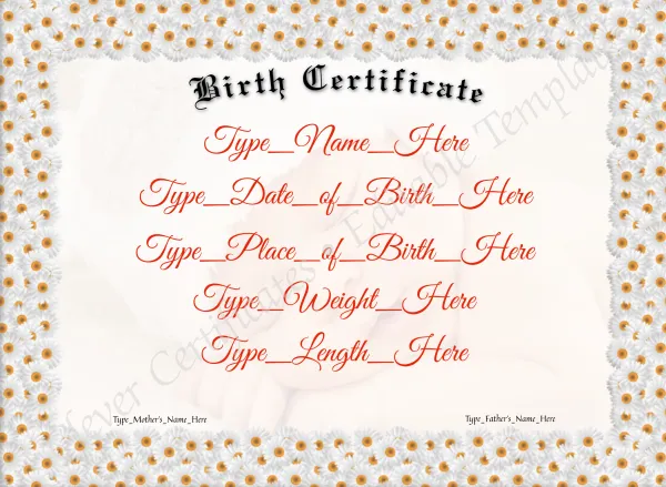Birth Certificate