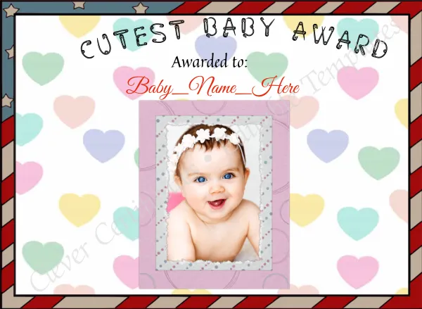 Cutest Baby Award