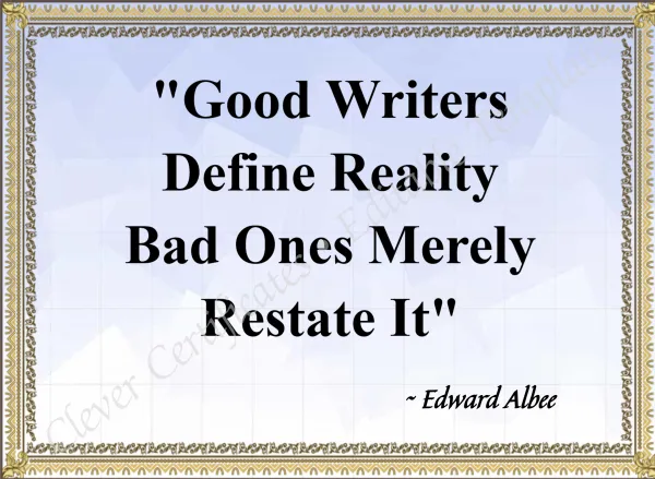 Edward Albee Quotation