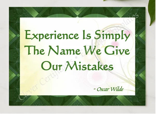 Oscar Wilde Quotation presented in a sleek wooden frame, elegantly arranged on a stylish table.