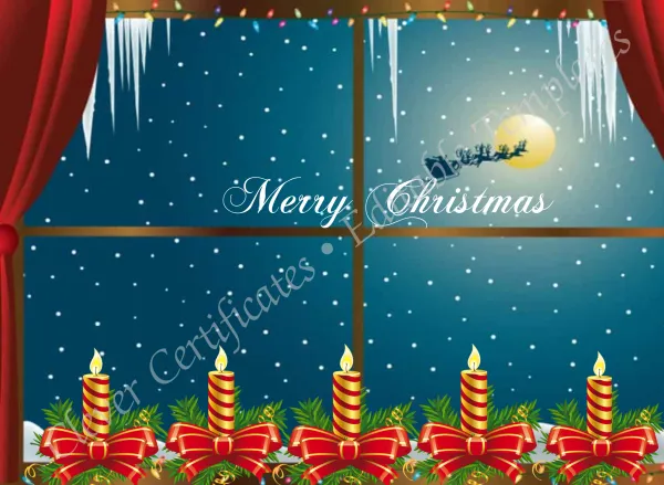 Printable Merry Christmas Card