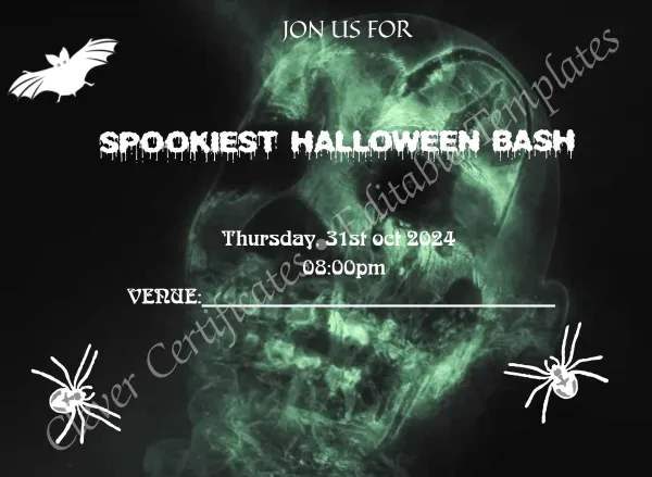 Spookiest Halloween Invitation
