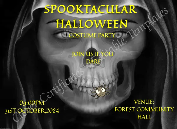 Spooktacular Halloween Costume Party