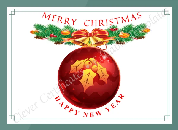 Merry Christmas And New Year