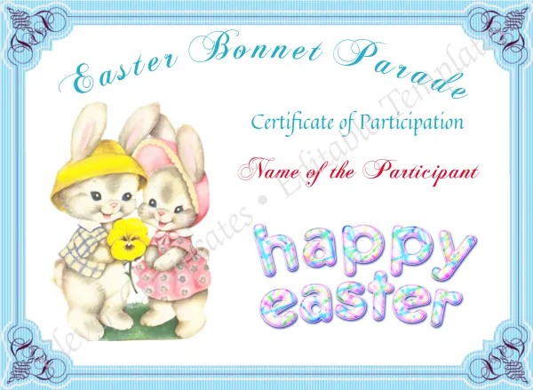 Easter Bonnet Parade Award