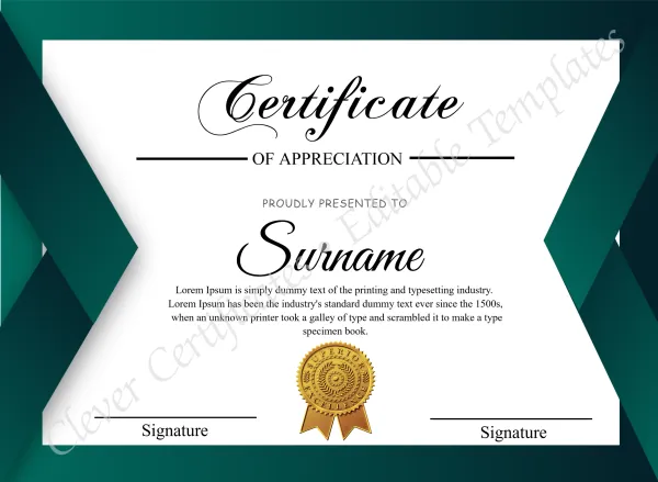 Certificate Design