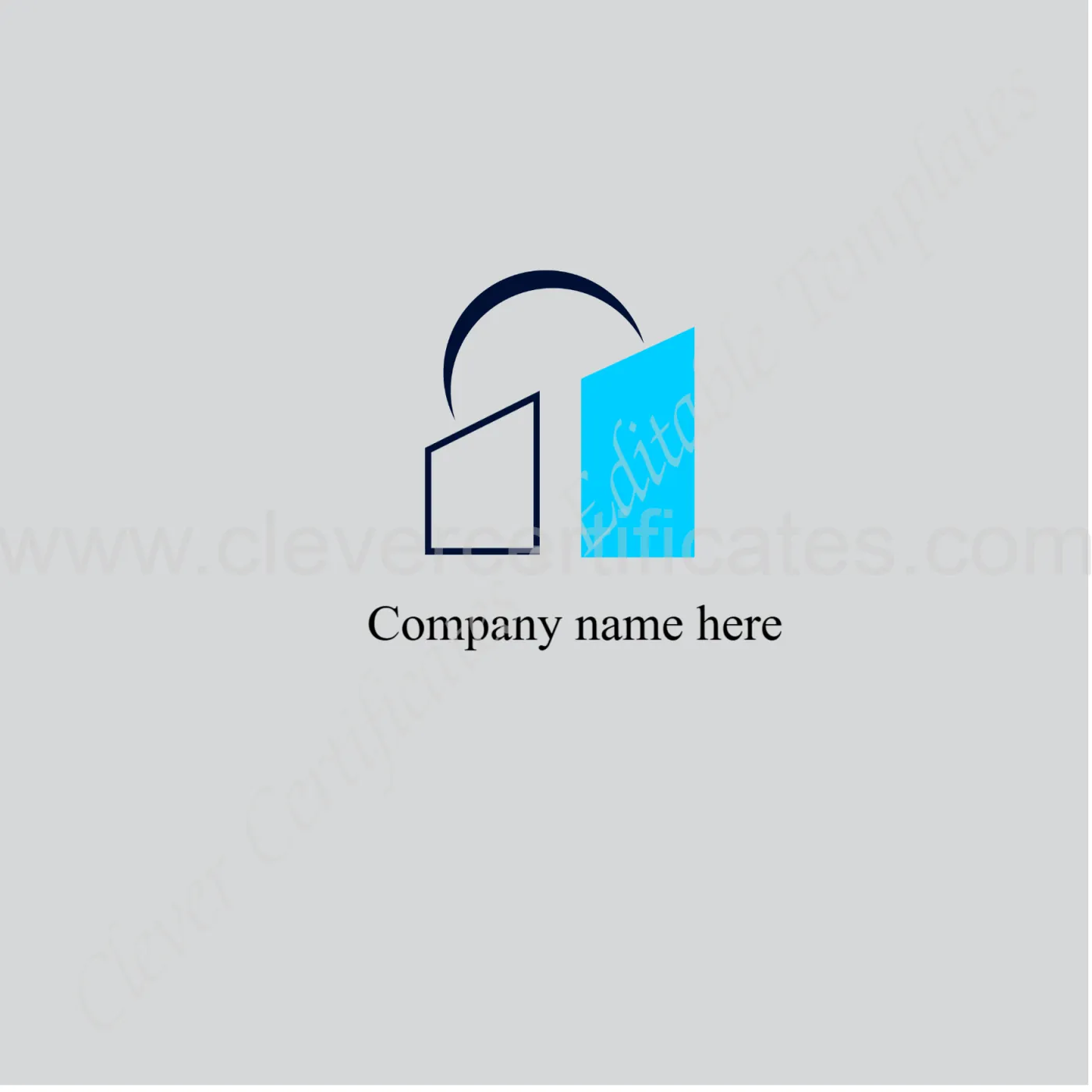 Creative Logo — Certificate Template Preview