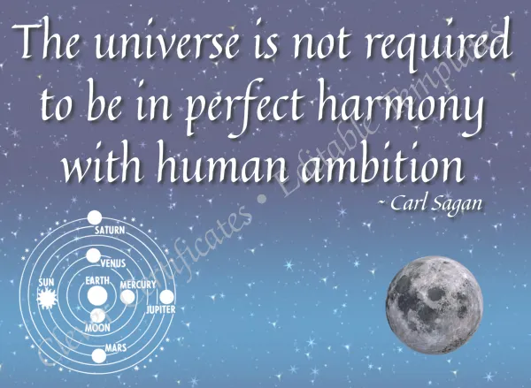 Carl Sagan Quotation