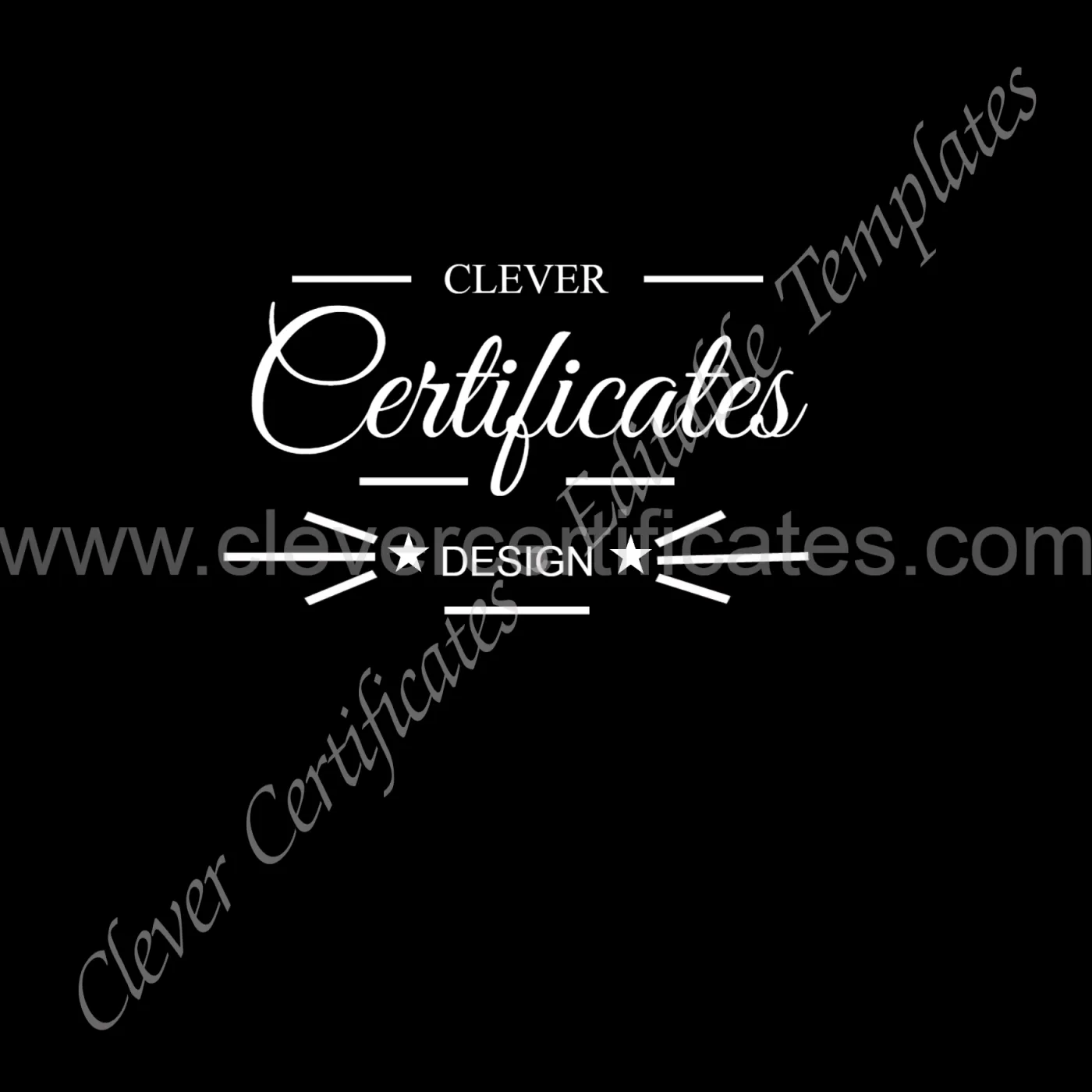 CC Logo Design — Certificate Template Preview